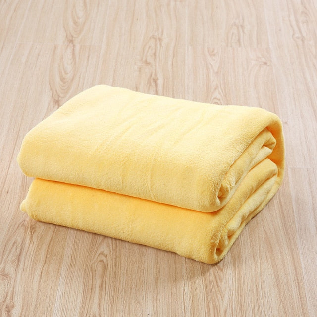 HEYPET Soft Coral Fleece Pet Blanket Cute Puppy Dog Cat Bed Mat Warm Comfy Kennel Mat for Small Medium and Large Dogs