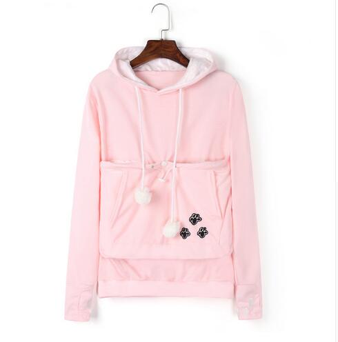 Sweatshirt Cat hoodie Pet Casual Unisex cat kangaroo pocket hoodie Sweatershirts Cat Casual Hoodie Sweater shirts Adult Version