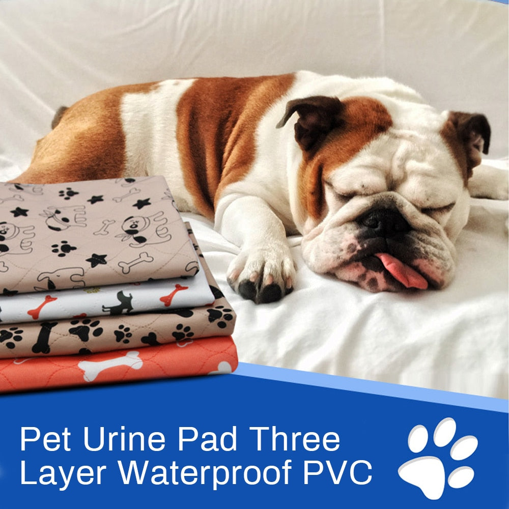 Waterproof Pet Pee Pads Mat Dog Bed  For Dog Urine Pads Puppy Pee Pad Reusable Pet Dog Diaper Urine Pads