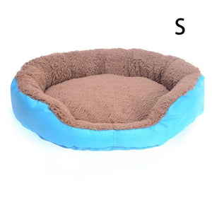Pet Bed Round Autumn And Winter Warm Cat Dog Universal Beds Small And Medium-Sized Candy Color For Pet Cat Dog Bed