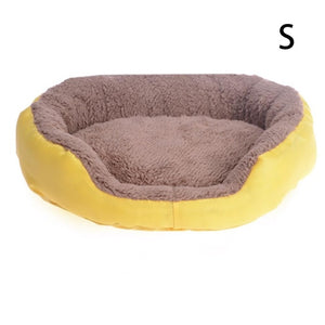 Pet Bed Round Autumn And Winter Warm Cat Dog Universal Beds Small And Medium-Sized Candy Color For Pet Cat Dog Bed