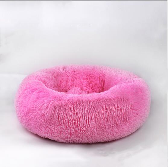 Pet Dog Bed Comfortable Donut Cuddler Round Dog Kennel Ultra Soft Washable Dog and Cat Cushion Bed Winter Warm Sofa hot sell2810