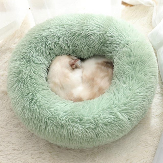 Pet Dog Bed Comfortable Donut Cuddler Round Dog Kennel Ultra Soft Washable Dog and Cat Cushion Bed Winter Warm Sofa hot sell2810