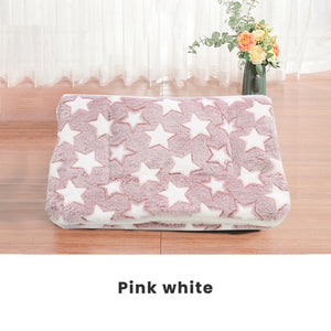 Thickened Pet Bed Soft Fleece Pad Blanket Dogs Mat For Puppy Dog Cat Sofa Cushion Home Washable Rug Keep Warm S/M/L/XL/XXL/XXXL