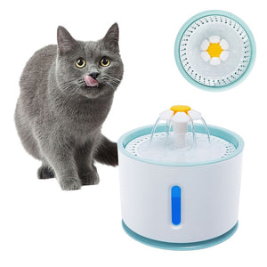 Automatic Cat Fountain Water Feeder Water Dispenser Large Spring Drinking Bowl Cat Automatic Feeders Food Drink Filter For Pets