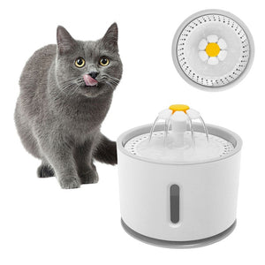 Automatic Cat Fountain Water Feeder Water Dispenser Large Spring Drinking Bowl Cat Automatic Feeders Food Drink Filter For Pets