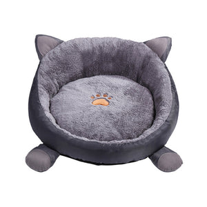 Soft Pet Cat Bed Dog Baskets Fall And Winter Warm Soft Fleece Mat Kennel For Cat Puppy Warming Dog House Warm Nest