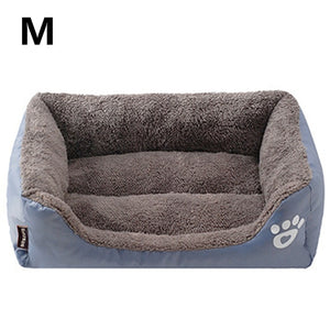 Bed For Dog Cat Pet Dog Beds Sofas Warming Dog Footprint House Soft Nest Dog Baskets Fall and Winter Warm Kennel For Cat Puppy