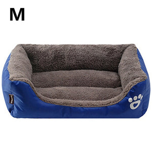 Bed For Dog Cat Pet Dog Beds Sofas Warming Dog Footprint House Soft Nest Dog Baskets Fall and Winter Warm Kennel For Cat Puppy